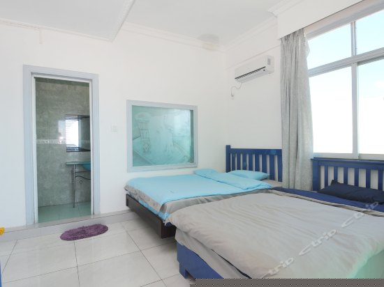 独立大海景阳台双床间