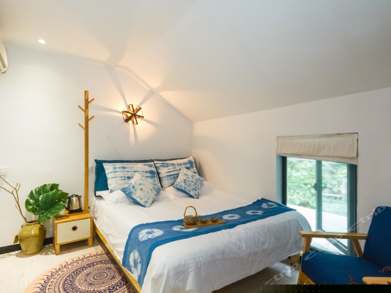 植物染山景大床房茶白