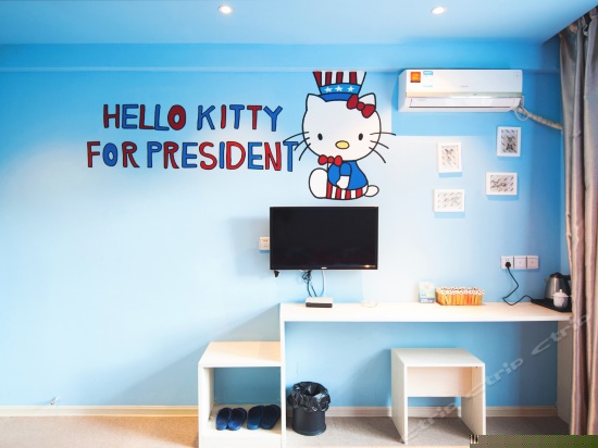 Hello kitty大床房