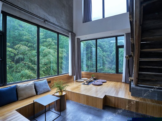 山院一月白复式景观床