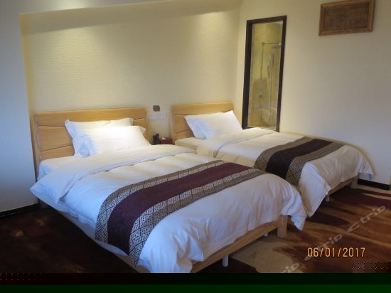 实木温泉双床房