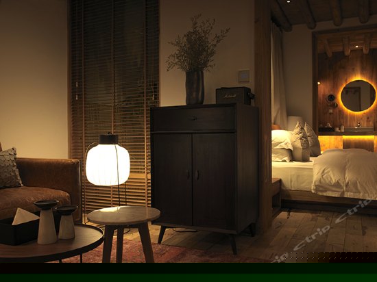 凝水庭院清境大床房-凝