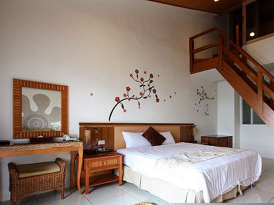 中庭楼中楼海景四人房