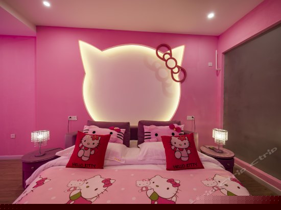kitty公主房圆床房