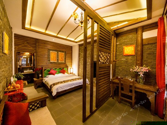 大业店古韵露台大床房