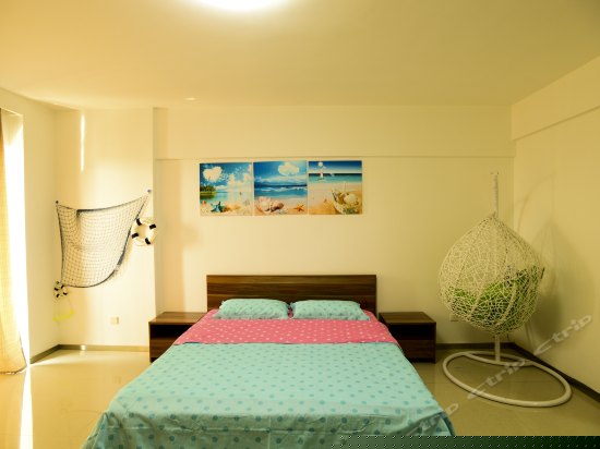 清新阳台海景大床房(海岸龙庭店）