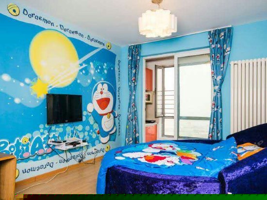 主题海景圆床房