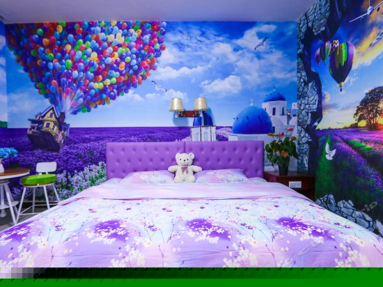 薰衣草主题大床房