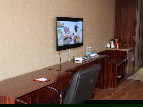 浪漫主题圆床房