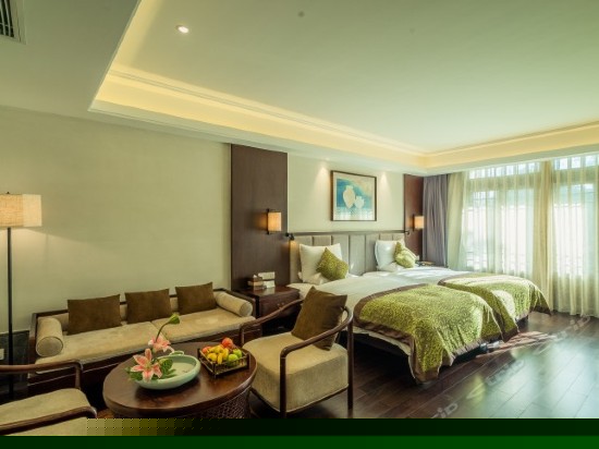 水景露台双床房