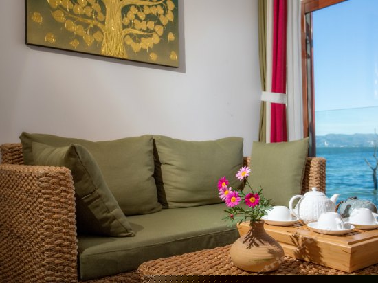 花园侧面海景家庭房A