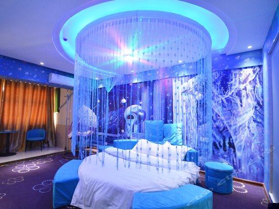 海洋之心梦幻圆床房