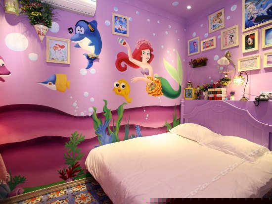 美人鱼,大自然主题房(无窗)