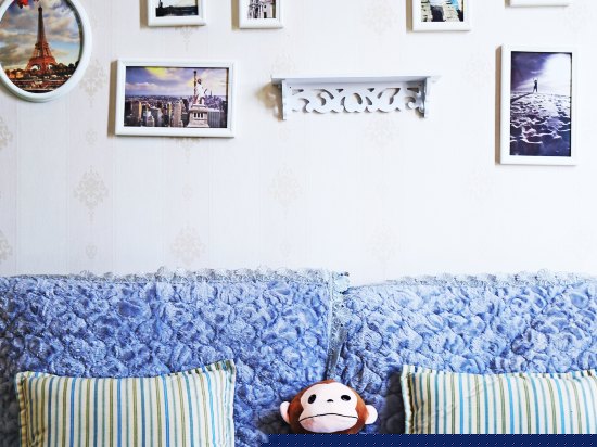 迪士尼公主主题双床间