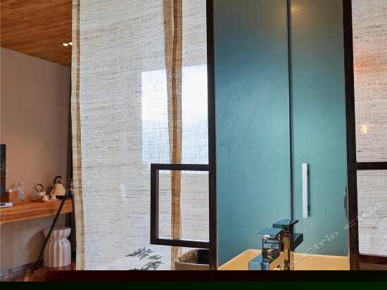 最美夕阳阳台海景大床房