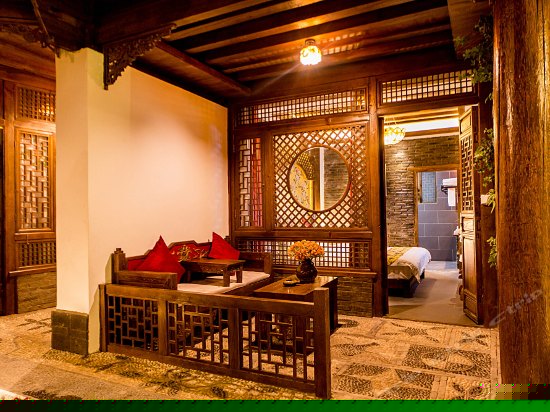 大业店古韵露台大床房