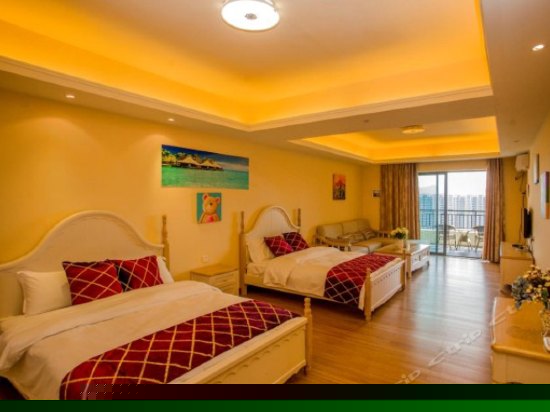 海悦湾高级园景两房两床套房