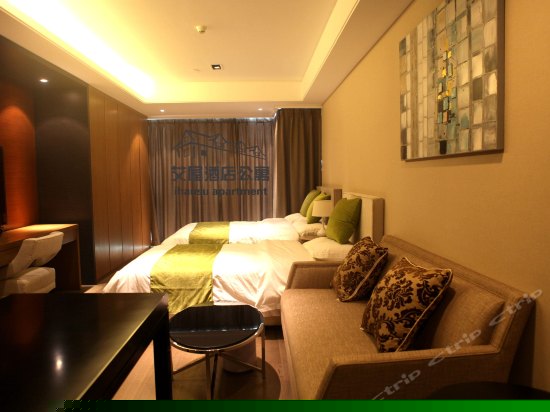 温馨城景家庭房