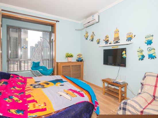 主题海景圆床房