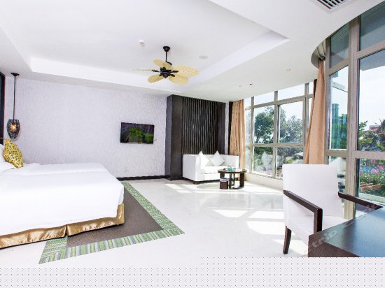 珊瑚家庭池畔两室一厅复式套房