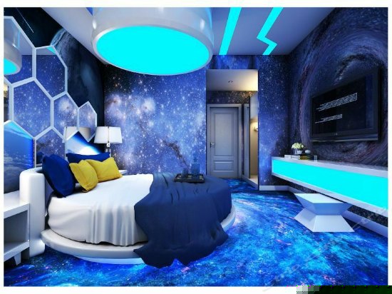 梦幻星空主题房