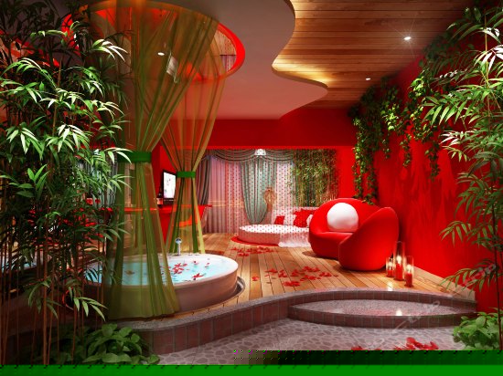 艺术风情主题房