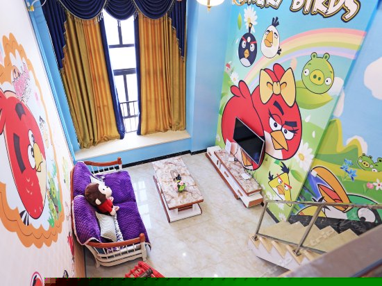 愤怒小鸟主题双床间