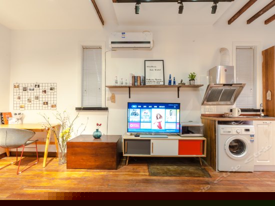 Loft复式庭院阳台双人间