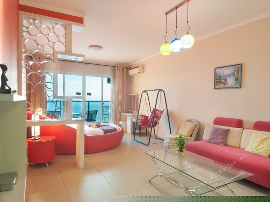 浪漫海景圆床房