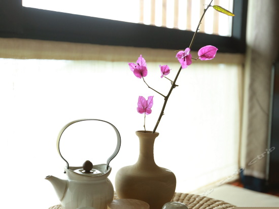 日式庭院海景双床房