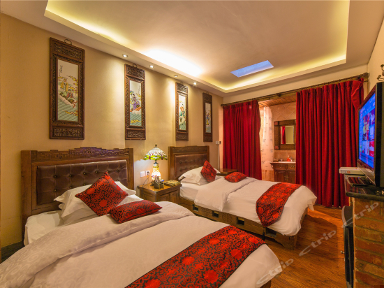 一号院朴素双床房