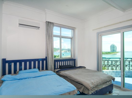 独立大海景阳台双床间