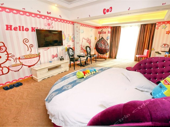 浪漫数码圆床房