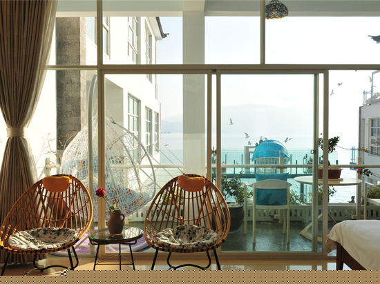 庭院海景亲子房