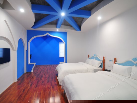 地中海主题双床间