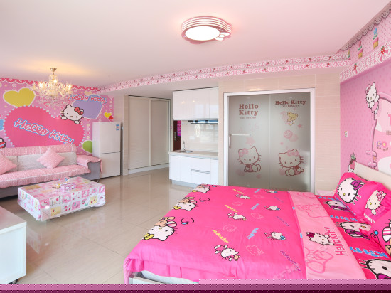 豪华海景家庭双床房