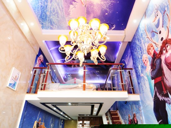 冰雪公主奇幻主题双床间