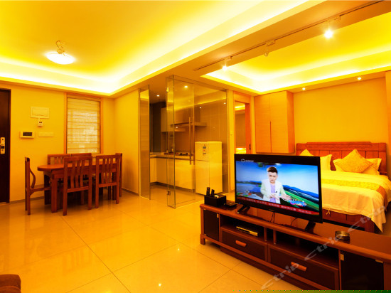 雅致园景1室2厅大床房