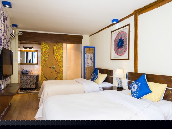 青花温馨双床间