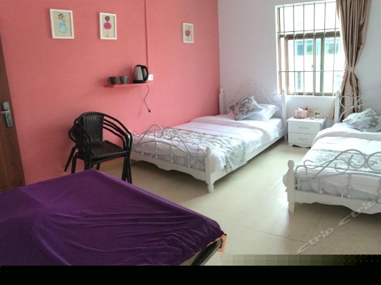 暖色麻将双床间