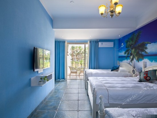 海之恋庭院三人房