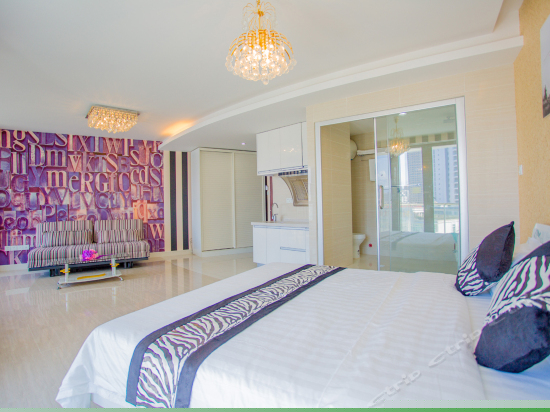 豪华海景家庭双床房