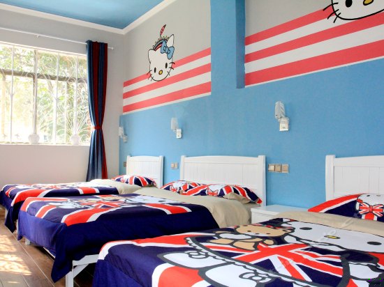 kitty主题三人房