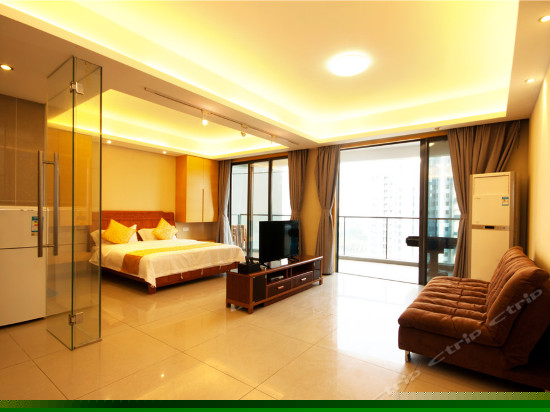 雅致园景1室2厅大床房