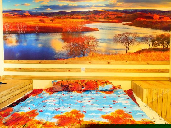 秋天主题超大床房