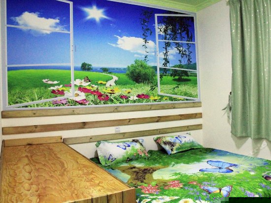 春天主题超大床房