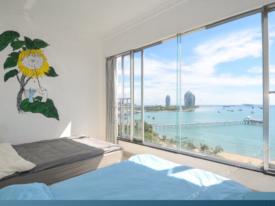 全海景大落地窗双床间