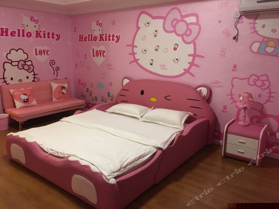 河景主题圆床房