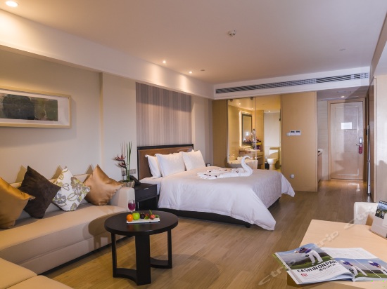 高级园景大床房