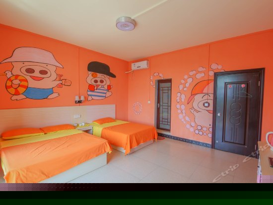 阳台彩绘园景亲子房